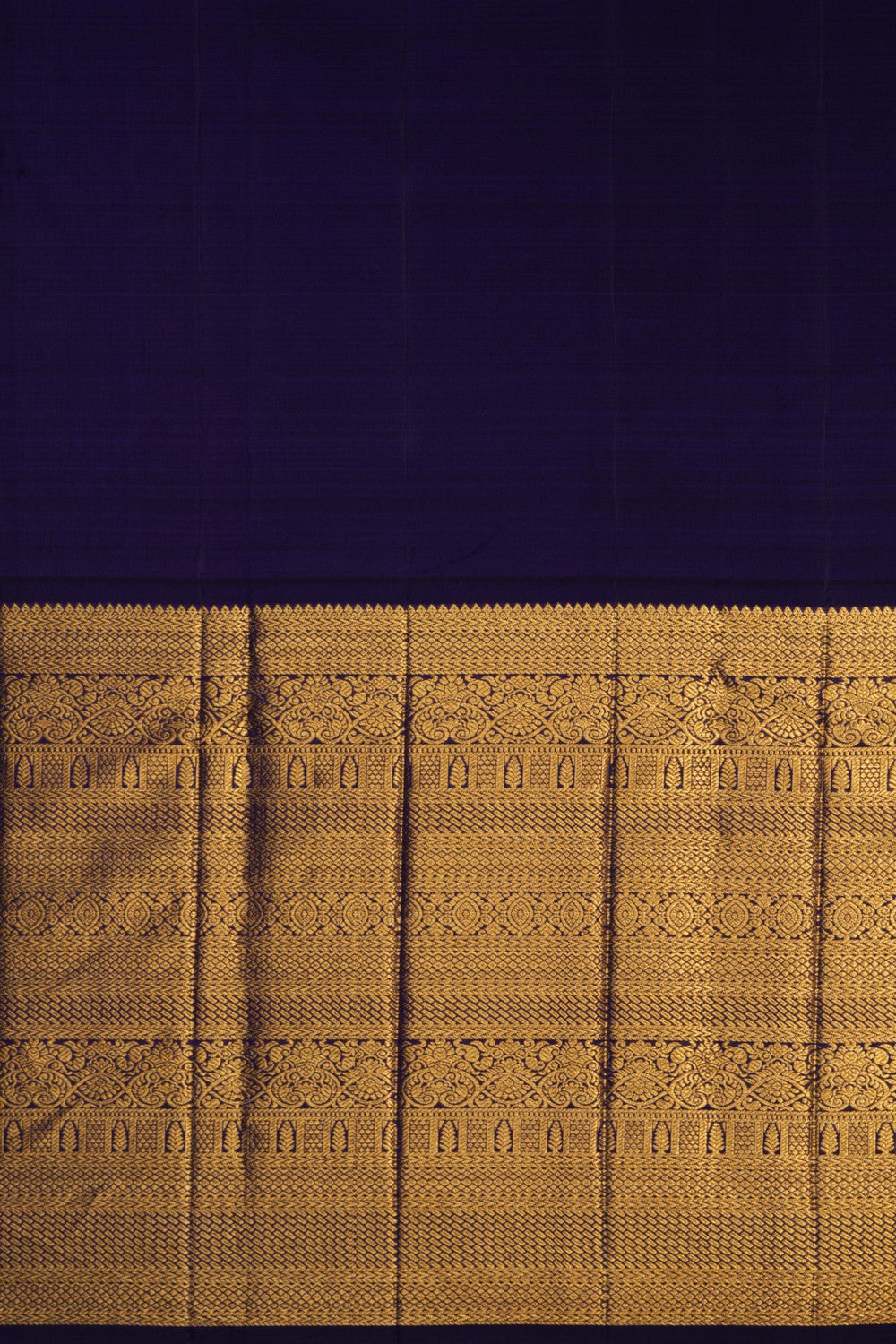 Image of Kanchipattu Brocade Blue Saree